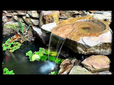 Boulder Fountain. How to build an awesome water feature.
