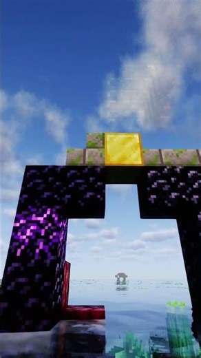 JOGAR MINECRAFT COM SHADERS É TIPO... #shorts #videoviral #minecraft