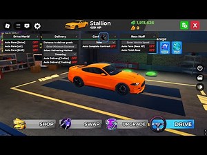 Drive World op script auto delivery, auto contracts, auto race and more