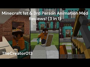 Minecraft Bedrock Better First and 3rd Person Mods Installation and Review! (3 in 1)