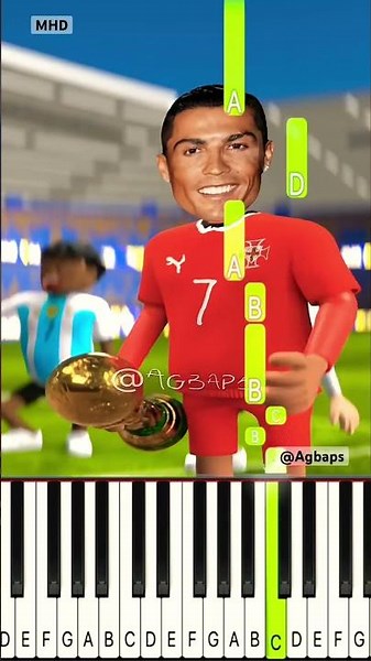 Du Bist Gut Genug Ronaldo - Piano Tutorial