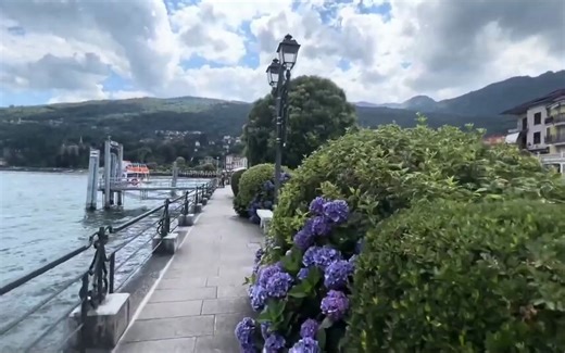 徒步游览意大利 巴韦诺Baveno Italy