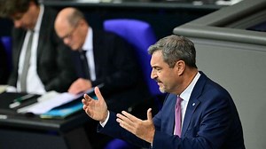 Söders erste Rede im Bundestag bei Scholz’ Regierungserklärung