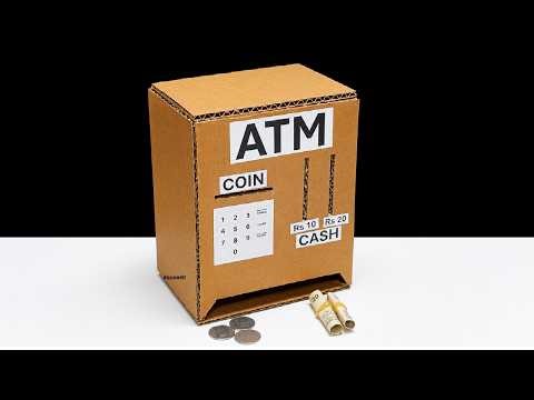 atm machine working model project 3d for science project exhibition - diy - diypandit