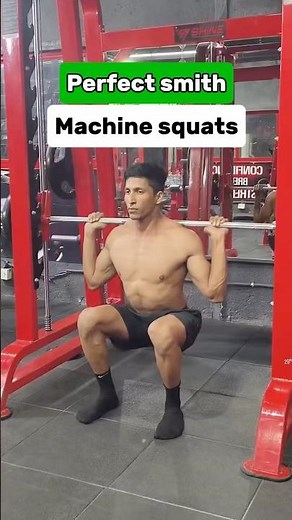 Smith Machine Squat Proper Form ✅
