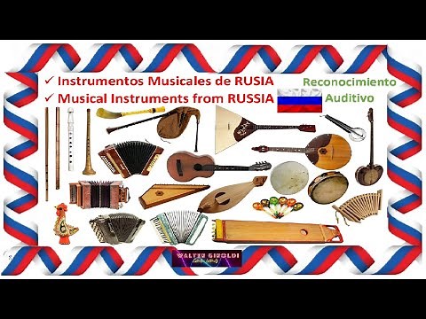 🇷🇺 Instrumentos Musicales de RUSIA | Musical Instruments from RUSSIA.