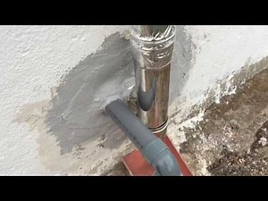 Pellet stove installation