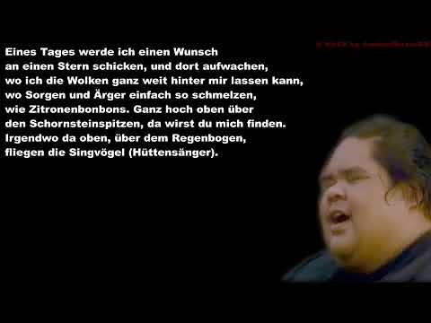 Israel "Iz" Kamakawiwoʻole - Somewhere Over The Rainbow (Deutsche Übersetzung)