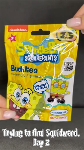 I wanted Squidward…🧽 SpongeBob Buddies Blind Box #spongebob #blindbox #unboxing #asmr #collectibles