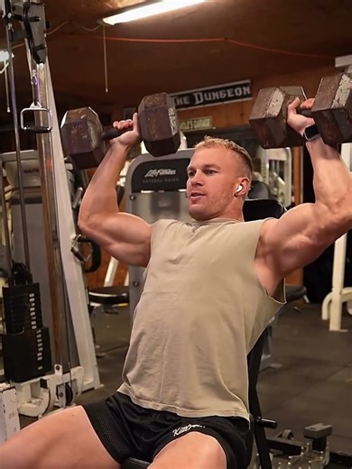 DUMBBELL MILITARY PRESS WORKOUT💯