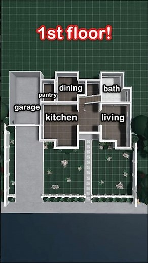 🤩40k Bloxburg Family ROLEPLAY House Layout! #bloxburg #roblox #shorts #robloxbloxburg