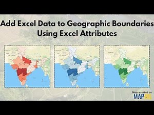 How to Map Excel Data to Geographic Boundaries for Smarter Insights #mapog #exceldatamapping #gis