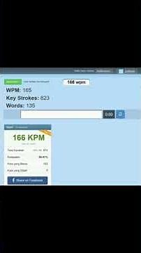 10fastfingers Indonesian Normal Test 166 wpm (Tes Mengetik Cepat Bahasa Indonesia by audiputra)