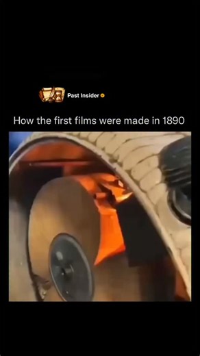 Past Insider on Instagram: "The birth of cinema in the 1890s was made possible by early inventions like Thomas Edison’s Kinetoscope and the Lumière brothers’ Cinématographe. These first cameras were hand-cranked and could only film a few frames per second. Because there was no recorded sound or color, early movie screenings often featured live musicians or speakers to tell the story. Due to the simple technology of the time, most movies were just one long, continuous shot without any cuts or edi