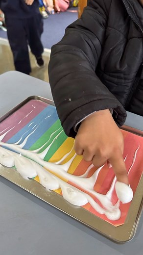 SHAVING CREAM ! Lots to love about using shaving cream during OT sessions. We can work on pre-writing, drawing, name writing, letter formation, writing on the line, visual motor integration and sensory exploration. For some children we can also work on breathing and drawing (a rainbow, a lazy 8, a square). Most children are motivated! So much fun! Some experience tactile defensiveness. I have a towel nearby to wipe hands. I’ve also used other utensils like paintbrushes and toys, so that we can r