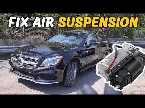 How to Replace Mercedes Air Suspension Pump | CLS550 W218 Airmatic DIY (2012-2018)