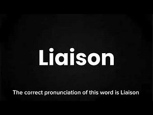 How to Pronounce Liaison Correctly | English Pronunciation Guide