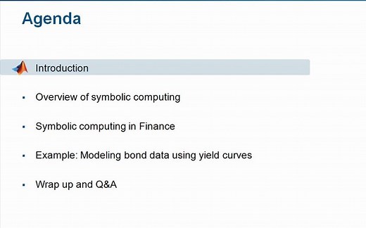 如何使用MATLAB 和Symbolic Math Toolbox开发金融模型 - MATLAB 在线研讨会 - MathWorks 中国