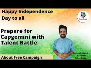 10 Days free campaign to Prepare for Capgemini with Talent Battle!Capgemini Previous year questions!