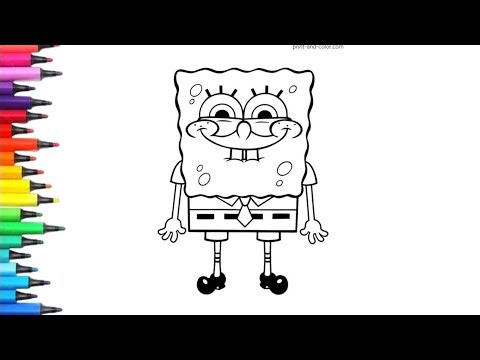 SpongeBob SquarePants Drawing & Painting for Kids 🎨