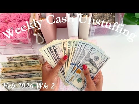 Cash Envelope Unstuffing and Condensing | Feb 2025 | Single Mom