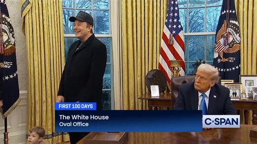 Q: "Your detractors...say that you're orchestrating a hostile takeover of government and doing it in a non-transparent way. What's your response to that criticism?" Elon Musk: "The people voted for major government reform and that's what people are going to get." Full video here: https://www.c-span.org/event/white-house-event/president-trump-signs-executive-orders/430911 | C-SPAN