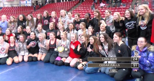 Cedar Falls Girls win 4th straight Battle of Waterloo Title