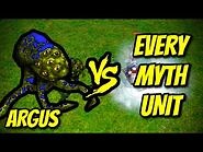 ARGUS vs EVERY MYTH UNIT - Age of Mythology