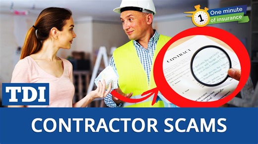 8.7K views · 29 shares | After a disaster, a criminal element may be drawn to the area. Protect yourself from contractor scams after a storm. https://www.tdi.texas.gov/tips/contractor-scams.html | Texas Department of Insurance | Facebook