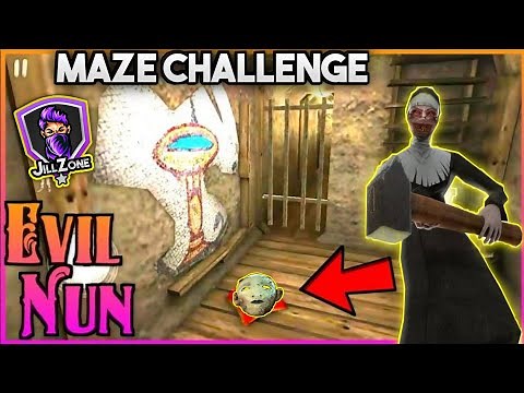 Evil nun mask collection 6 || MAZE CHALLENGE || JILL ZONE 2.0