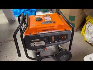 Generac 7680 GP6500 6,500 Watt Gas Powered Portable Generator with Co Sense Technology Review