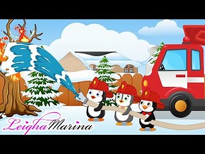 Fire truck song for kids | Nursery Rhymes | Leigha Marina