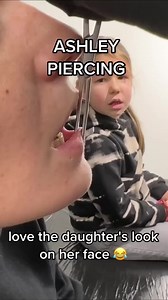 1.3M views · 16K reactions | I love the daughter's look on her face #bodypiercing #piercing piercing.world ｜ piercing.world ｜ pie [224855284052012] | BearReed Piercing | Facebook