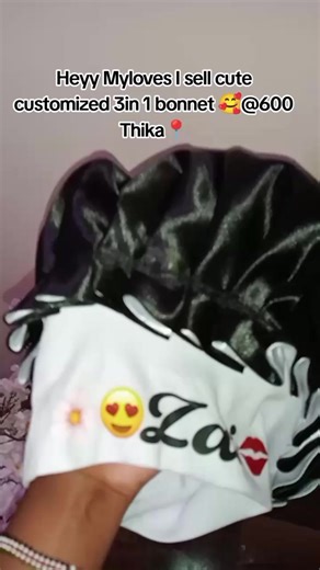 Customized 3-in-1 Satin Bonnet for Sale