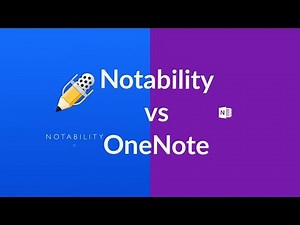 Notability vs OneNote on the iPad pro (12.9")| Paperless Student