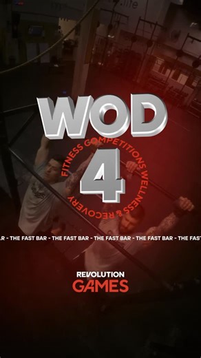REVOLUTION GAMES 2026 on Instagram: "WOD 4 • THE FAST BAR 🔥 *🔸 Forma de trabajo : sincronizados ▫️ 5 ROUNDS FOR TIME OF: * 70 m Shuttle run sincere * 10 BMU SINCRONIZADOS 🕣 TIME CAP : 8 min 🏋🏽RX 10 BMU / 8 BMU 🏋🏽 AVANZADOS / MASTERS 8 BMU / 6 BMU 🏋🏿 INTERMEDIOS 10 PULL UPS / 8 PULL UPS 🏋🏻 PRINCIPIANTES 8 PULL UPS / 6 BANDED PULL UPS . #rg2026 #RevolutionGames"