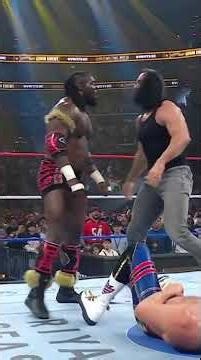 Drew McIntyre just interrupted the biggest match of Oba Femi's career… and he paid for it! 😡🔥 #SNME