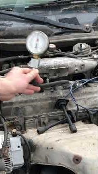 Follow up compression test after diesel fuel mixture - engine cold.