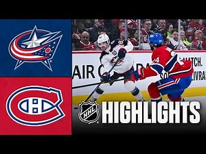 Blue Jackets vs. Canadiens | NHL Highlights | April 11, 2026