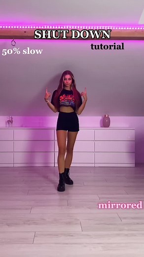 Shut Down- tutorial💗 #shutdowntutorial #bornpinkblackpink #blackpinkshutdown #kpopdancetutorial #blackpink #shutdownchallenge