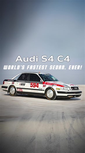 World's Fastest 4-Door Sedan: Audi S4 C4 Speed Record