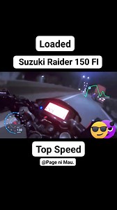 89K views · 898 reactions | Loaded Raider 150 Fi Top Speed. #Suzukimotorcycle #suzukiraider150fi | Page Ni Mau. | Facebook