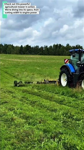 Agricultural Mower in Action: Specs, Pros