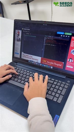 SeedsAcademy_Coding&Robotics on Instagram: "Rorence started Python and seems easy 🤷 Was print(“Hello World”) your first coding task? At Seeds Academy, we teach all ages coding: Scratch (Fundamentals and Creativity), Python (Fundamentals and Logic), and Java (Advanced). Try a FREE trial class TODAY! Interested or Have Questions? Give us a call at 323-362-6426 or DM us! #coding #python #sgv"