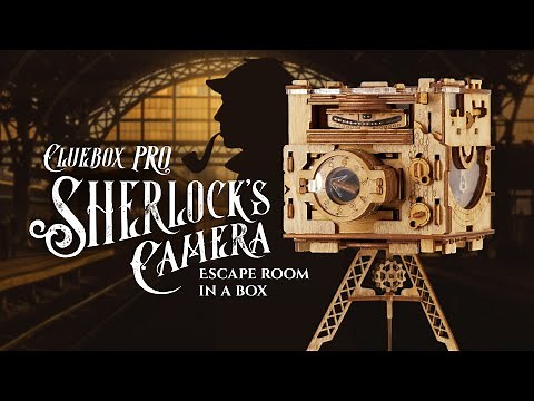 Cluebox Pro - Sherlock's Camera - Escape room in a Box