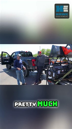 Tilt Deck Trailer: Easy Load/Unload for Tractors & More! #shorts