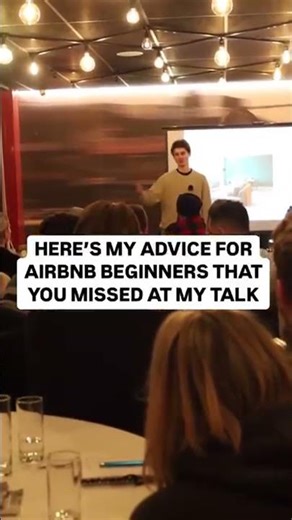 Here’s my advice for Airbnb beginners that you missed at my talk… 1