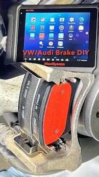 VW/Audi Brake Pad Replacement & EPB Reset #shorts