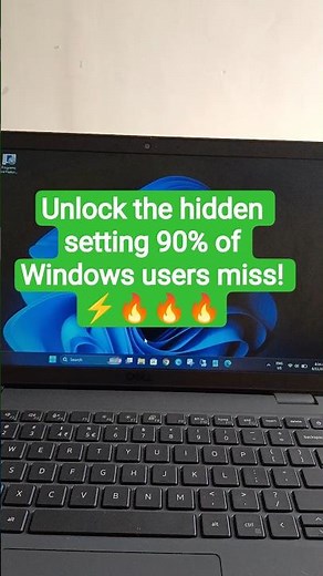 Unlock the hidden setting 90% of Windows users miss! ⚡ #windows #windows11 #windows10