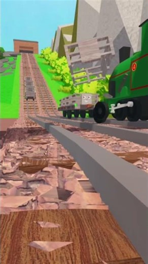 The trucks crash into Peter Sam ￼